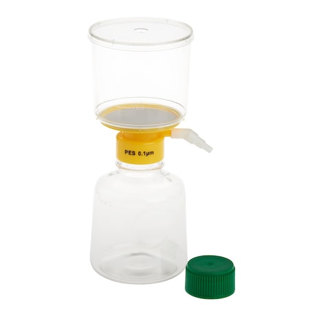 Celltreat Filter System, 0.10um PES Filter, 75mm Diameter, Sterile, 500mL, PK12 229723